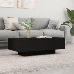 Mesa de centro 100x49,5x31 cm derivados de madeira preto