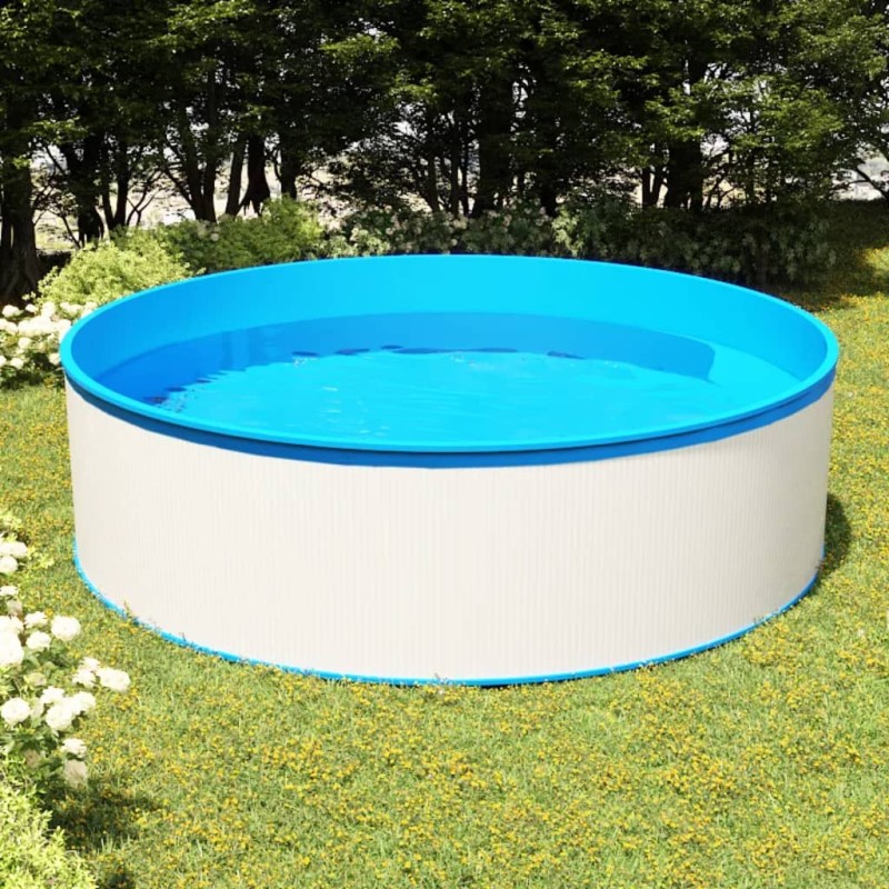 Piscina splasher 350x90 cm branco-Piscinas-Home Retail