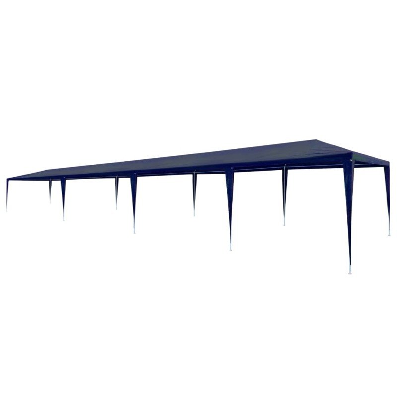 Tenda para festas 3x12 m PE azul-Toldos e gazebos-Home Retail