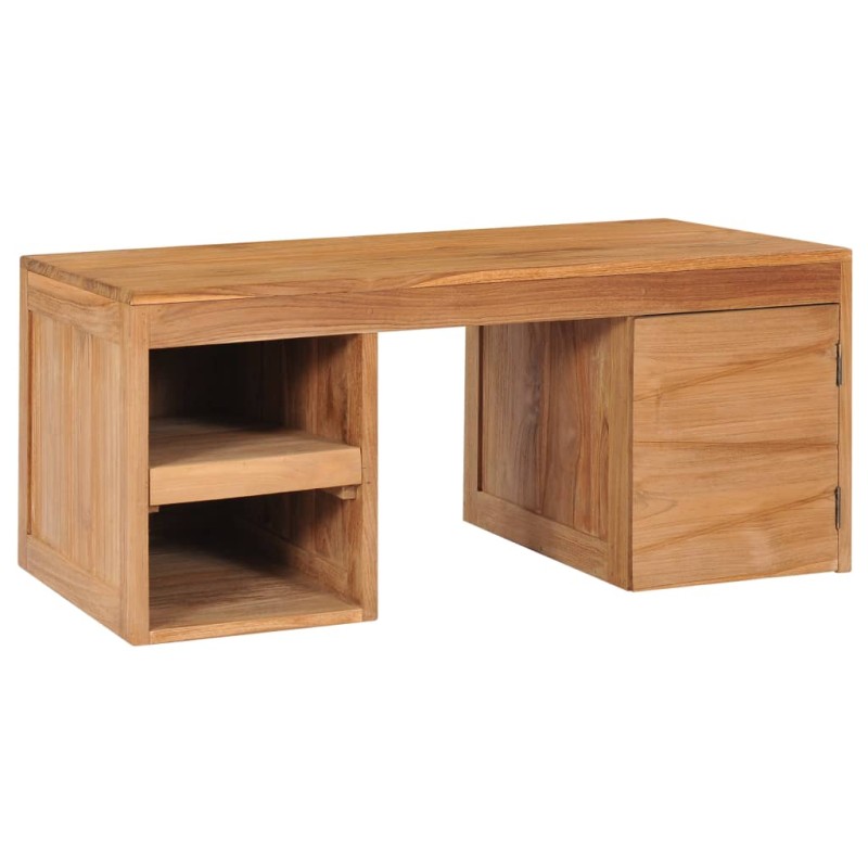 Mesa de centro 90x50x40 cm madeira de teca maciça-Mesas de centro-Home Retail