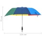 Guarda-chuva dobrável automático 124 cm multicor