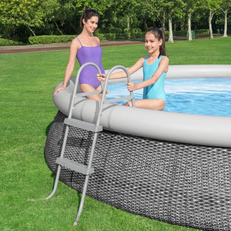 Bestway Escada para piscinas com 2 degraus Flowclear 84 cm-Escadas, degraus e rampas para piscinas-Home Retail