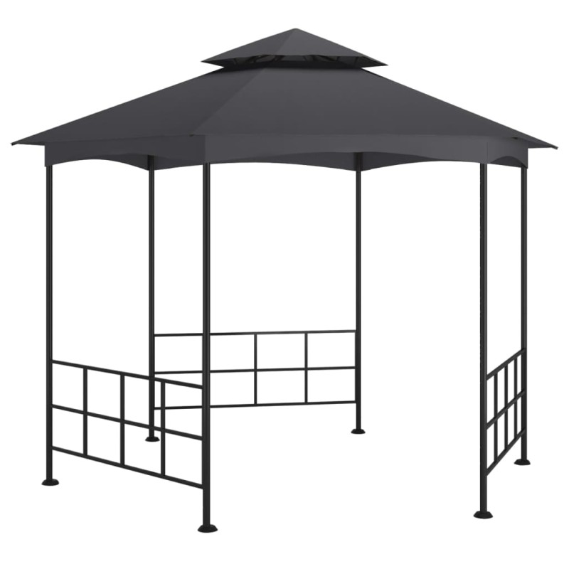 Gazebo com paredes laterais 3,1x2,7 m antracite-Toldos e gazebos-Home Retail