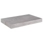 Prateleiras de parede 4 pcs 40x23x3,8 cm MDF cinzento-cimento