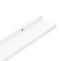 Prateleiras de parede 4 pcs 40x9x3 cm branco