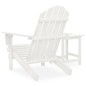 Cadeira de jardim Adirondack com mesa madeira de abeto branco