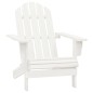 Cadeira de jardim Adirondack com mesa madeira de abeto branco