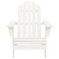 Cadeira de jardim Adirondack com mesa madeira de abeto branco