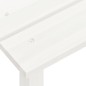 Cadeira de jardim Adirondack com mesa madeira de abeto branco