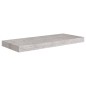 Prateleiras de parede 2 pcs 60x23,5x3,8cm MDF cinzento-cimento