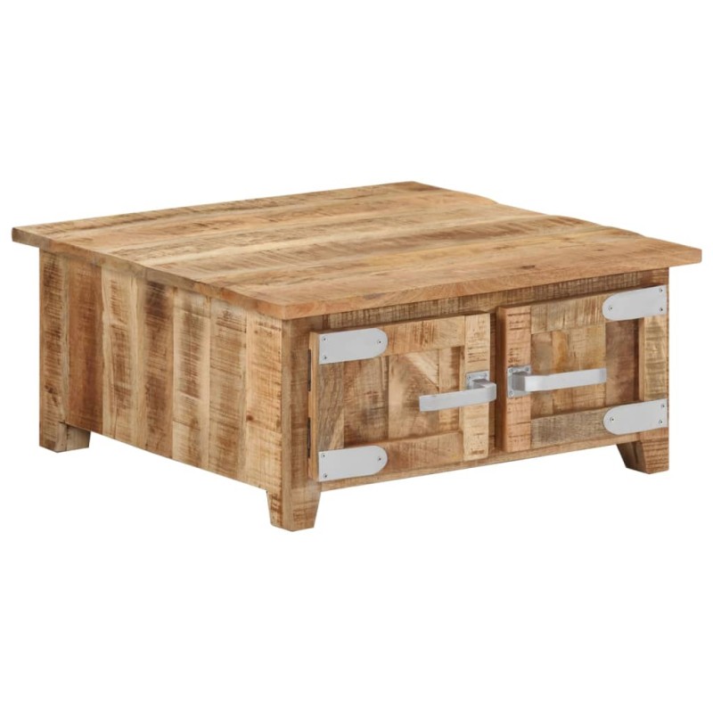 Mesa de centro 67x67x30 cm madeira de mangueira maciça-Mesas de centro-Home Retail