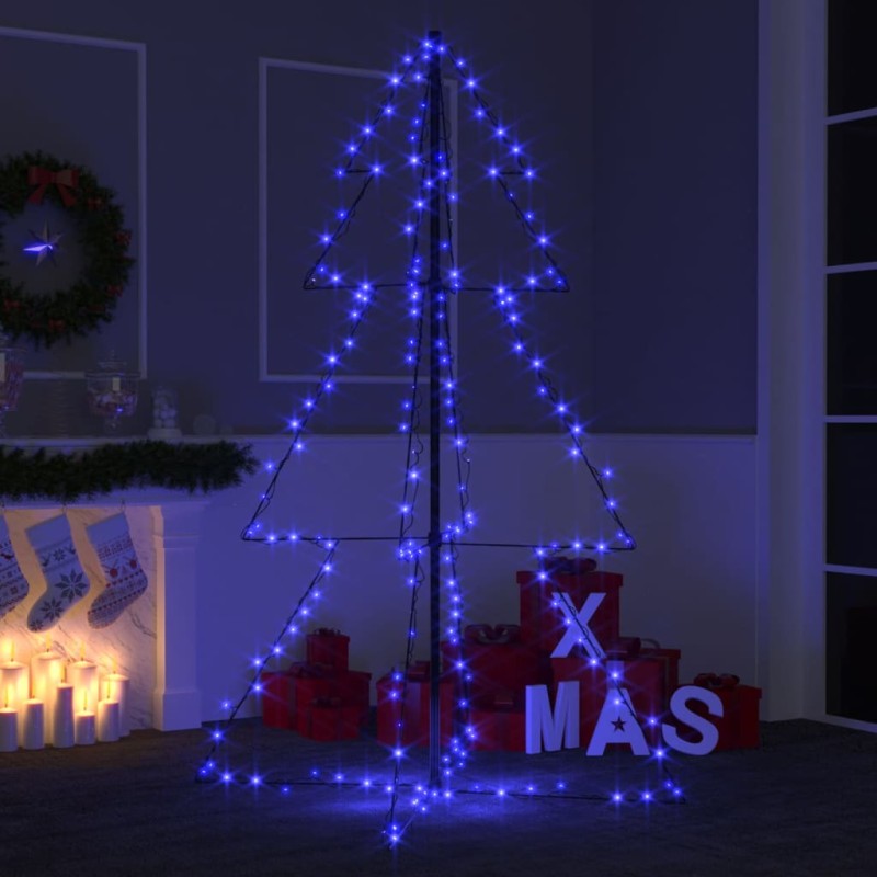 Árvore de Natal em cone 200 LEDs 98x150 cm interior e exterior-Árvores de Natal-Home Retail