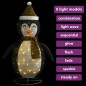 Pinguim de Natal decorativo com luz LED tecido de luxo 60 cm