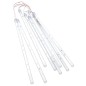 Luzes meteoro 8 pcs 30 cm 192 luzes LED int./ext. colorido