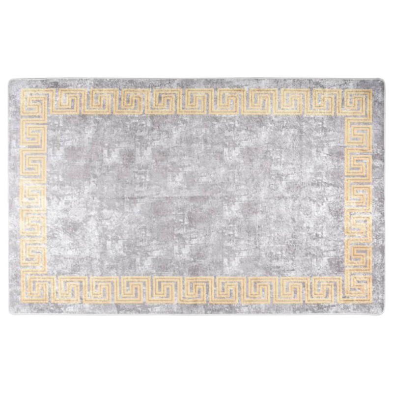 Tapete lavável antiderrapante 80x150 cm cinzento-Tapetes-Home Retail