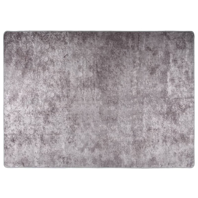 Tapete lavável antiderrapante 120x180 cm cinzento-Tapetes-Home Retail