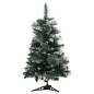 Árvore de Natal artificial c/ suporte 60 cm PVC verde e branco