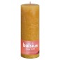 Bolsius Velas rústicas cilíndricas Shine 4 pcs 190x68 mm amarelo mel