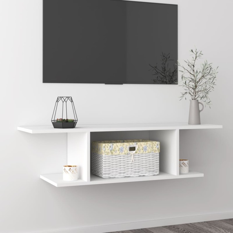 Armário de parede para TV 103x30x26,5 cm branco-Móveis de TV-Home Retail