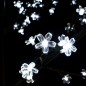 Árvore de Natal 220 LED flor cerejeira luz branco frio 220 cm