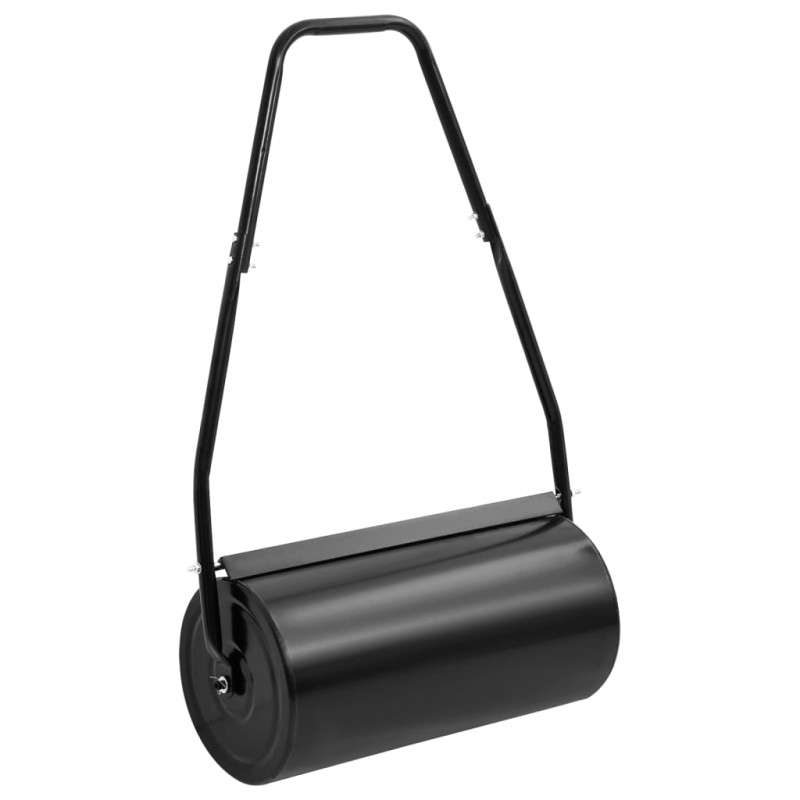 Rolo para relvado de jardim c/ pega 42 L ferro e aço preto-Rolos de jardim-Home Retail