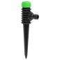 Sprinklers rotativos 6 pcs 3x6x19,5 cm ABS/PP verde/preto