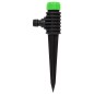 Sprinklers rotativos 6 pcs 3x6x19,5 cm ABS/PP verde/preto