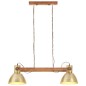 Candeeiro suspenso industrial 25 W 109 cm E27 bronze