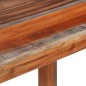 Mesa de jantar 110x50x76 cm madeira de acácia maciça