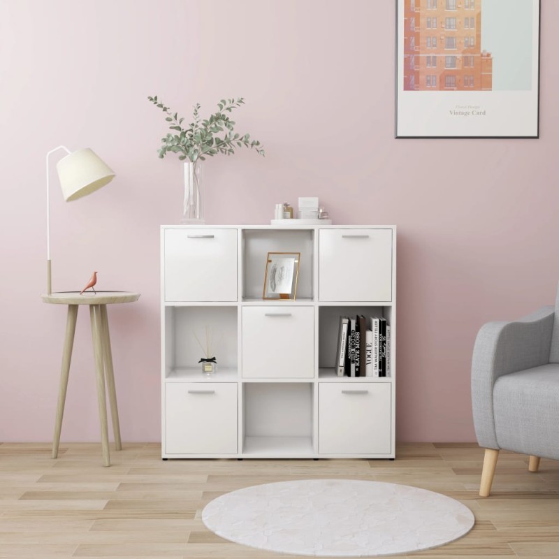 Estante 90x30x90 cm contraplacado branco-Estantes para livros-Home Retail