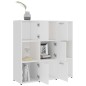 Estante 90x30x90 cm contraplacado branco