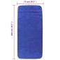 Toalhas de praia 2 pcs 75x200 cm tecido 400 GSM azul real