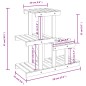 Suporte de plantas 58x25x51 cm madeira de abeto maciça