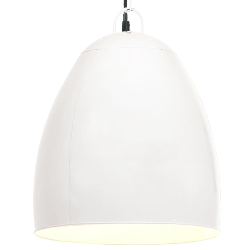 Candeeiro teto industrial redondo 25 W 42 cm E27 branco-Candeeiros-Home Retail