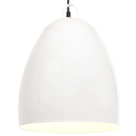 Candeeiro teto industrial redondo 25 W 42 cm E27 branco