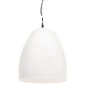 Candeeiro teto industrial redondo 25 W 42 cm E27 branco