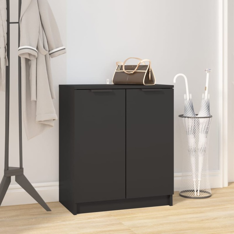 Sapateira 59x35x70 cm derivados de madeira preto-Sapateiras e organizadores-Home Retail