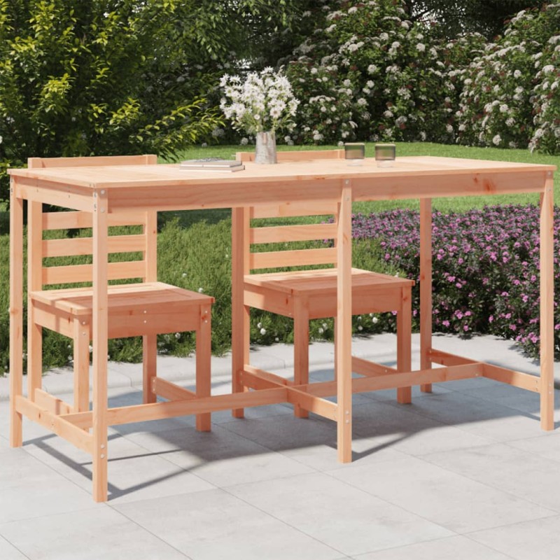 Mesa de jardim 203,5x90x110 cm madeira de douglas maciça-Mesas de jardim-Home Retail