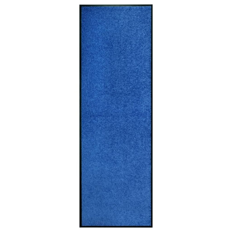 Tapete de porta lavável 60x180 cm azul-Capachos-Home Retail