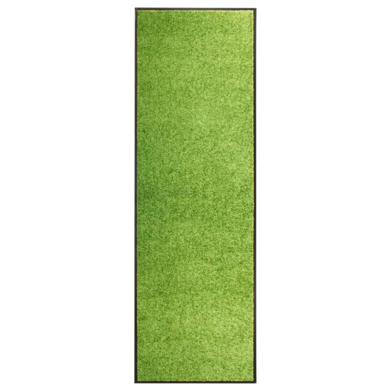 Tapete de porta lavável 60x180 cm verde-Capachos-Home Retail