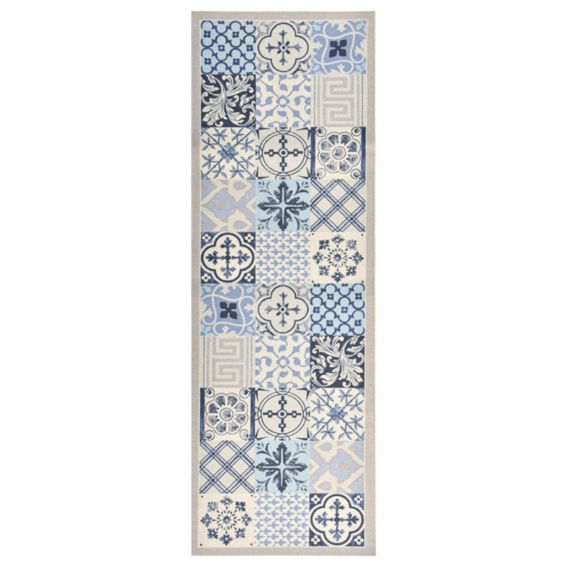 Tapete de cozinha lavável com design mosaicos 45x150 cm-Capachos-Home Retail