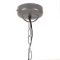 Candeeiro suspenso industrial 32 cm E27 cinzento