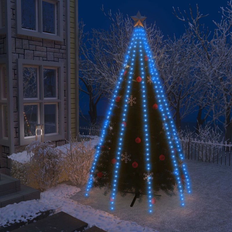 Cordão de luzes árvore de Natal 400 luzes LED 400 cm azul-Iluminação de Natal-Home Retail