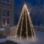 Cordão de luzes árvore de Natal 250 luzes LED 250cm branco frio