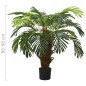 Palmeira cica artificial com vaso 90 cm verde