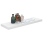 Prateleiras de parede suspensas 4 pcs 80x23,5x3,8cm MDF branco