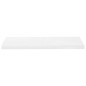 Prateleiras de parede suspensas 4 pcs 80x23,5x3,8cm MDF branco