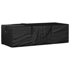 Saco arrumação p/ almofadões jardim 135x40x55 polietileno preto