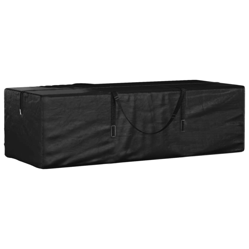 Saco arrumação p/ almofadões jardim 135x40x55 polietileno preto-Capas para móveis de jardim-Home Retail