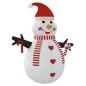 Boneco de neve insuflável com luzes LED 250 cm